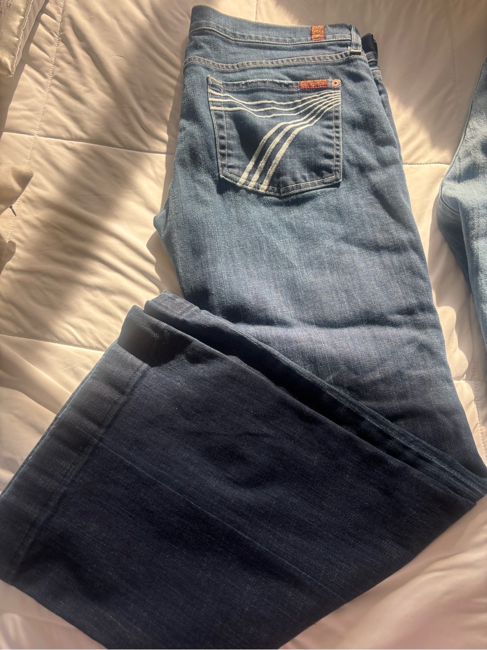 7 For All Mankind Women's low rise Bootcut Jeans
